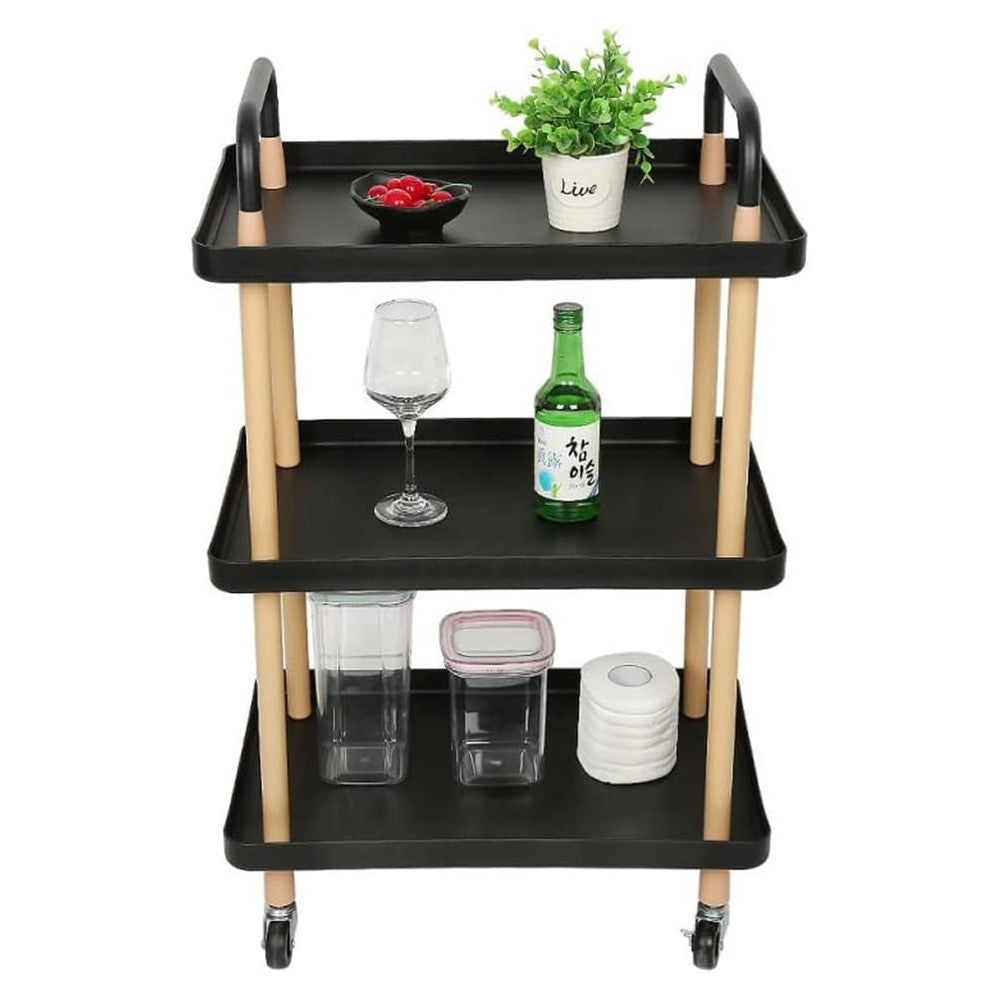 Carrito multiuso 3 niveles con ruedas