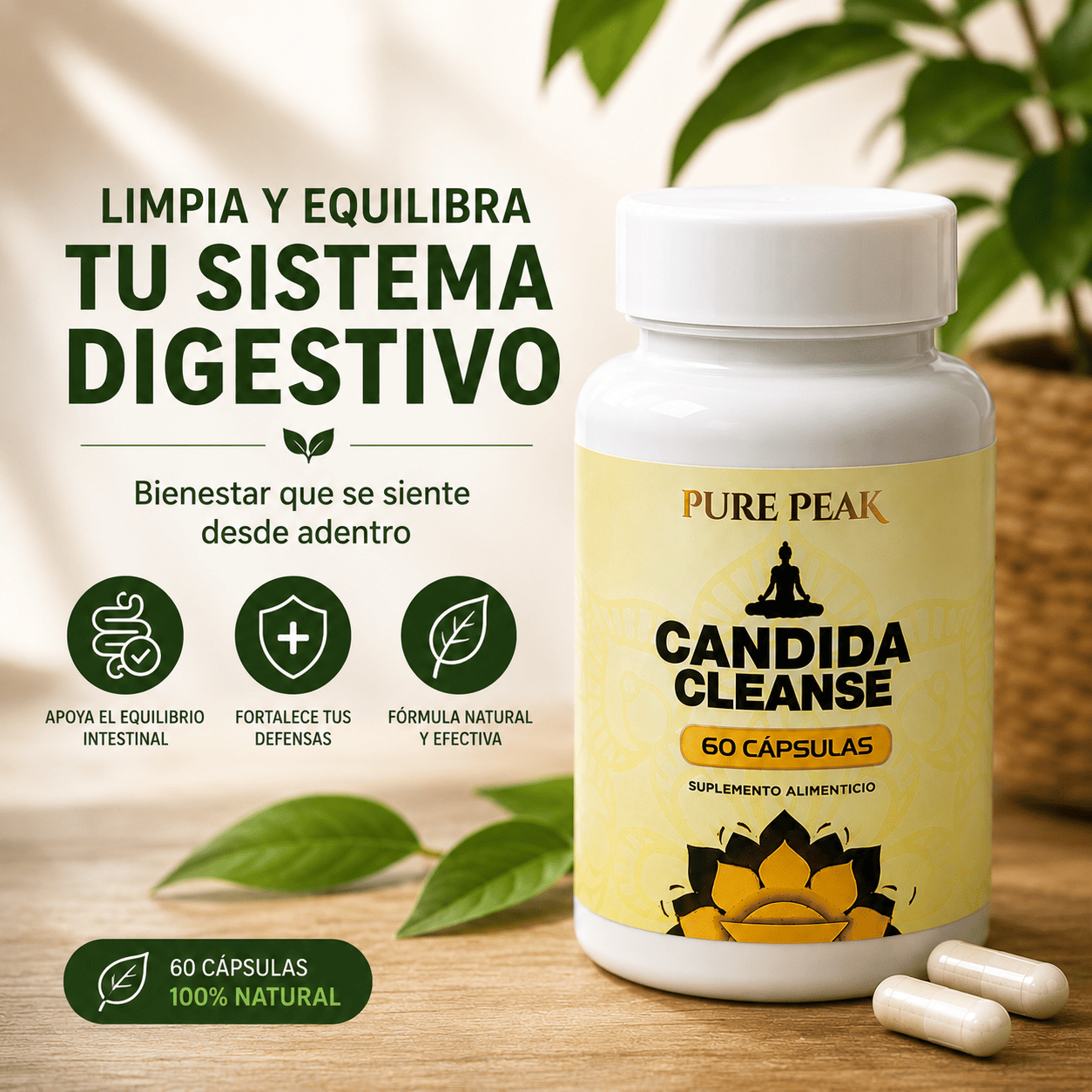 Candida Cleanse - Recupera tu bienestar desde adentro