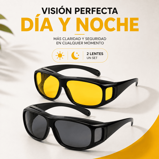 SET 2 LENTES DE CONDUCCIÓN DÍA Y NOCHE