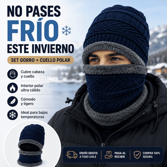 Set térmico gorro + cuello