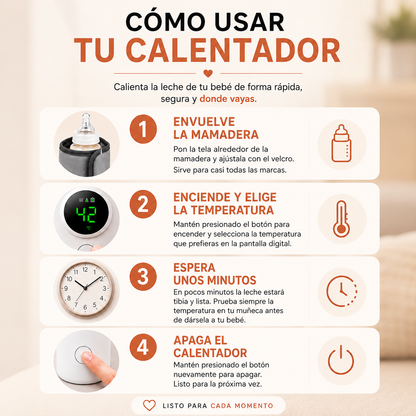 Calentador Portátil de Mamaderas