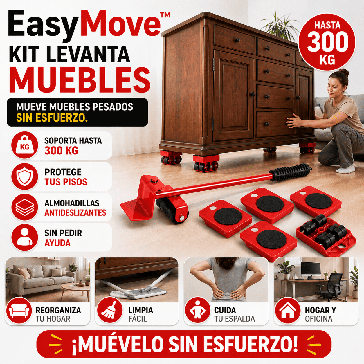 EasyMove™ - KIT LEVANTA MUEBLES